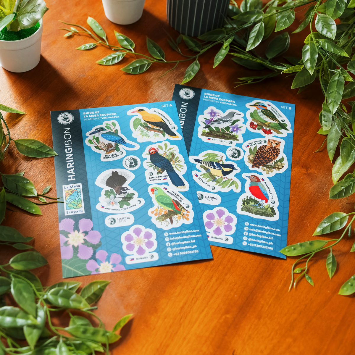 Birds of La Mesa Ecopark Stickers 2-set