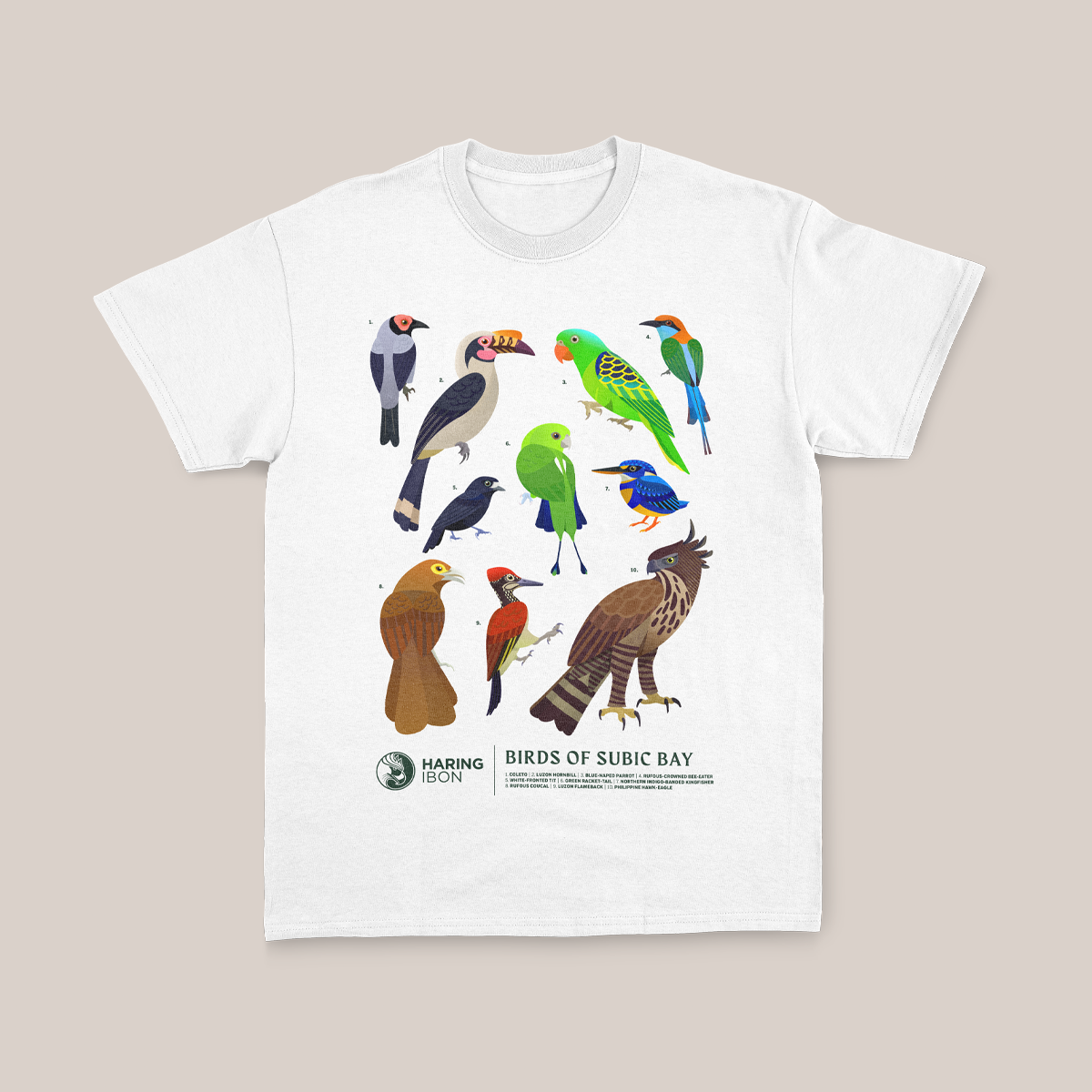 Birds of Subic Bay Graphic Tee