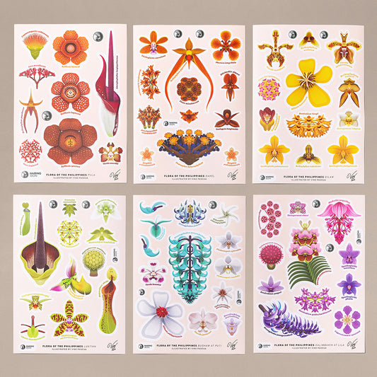 Flora of the Philippines Sticker Sheets
