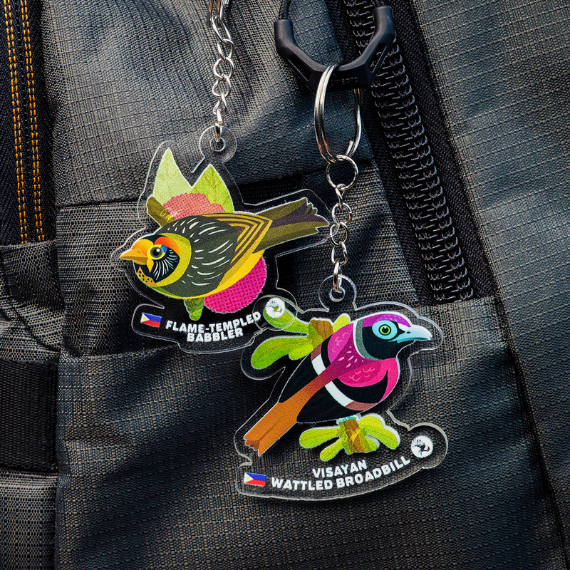 10 Must-see Birds of the Philippines Keychains