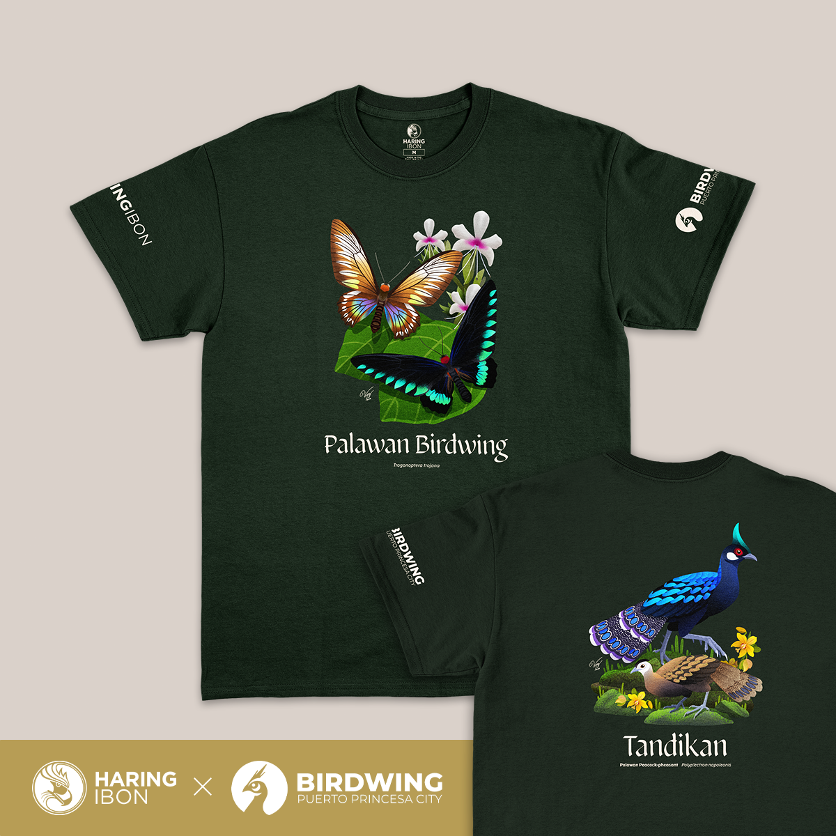 Palawan Birdwing at Tandikan Graphic Tee