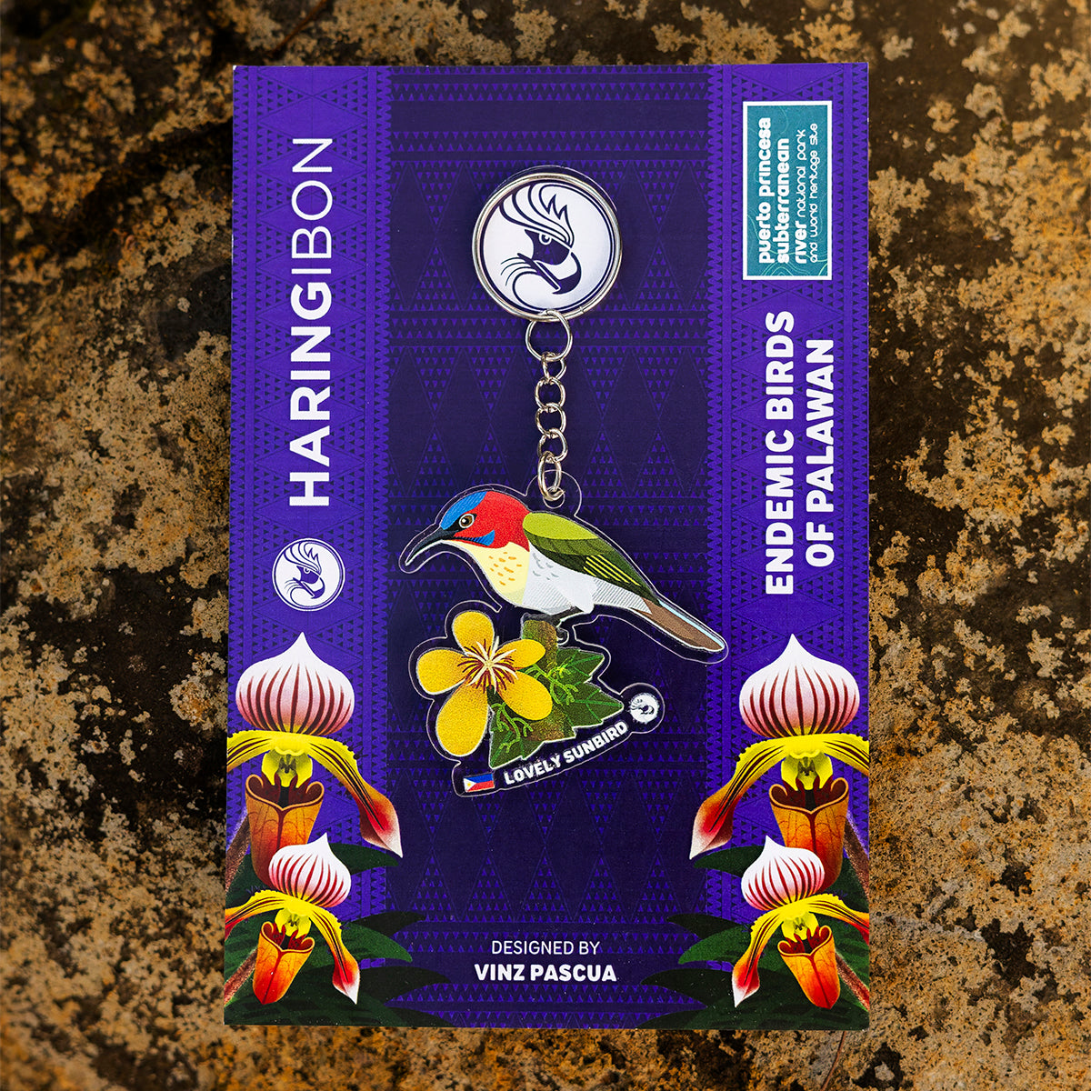 Endemic Birds of Palawan Keychains