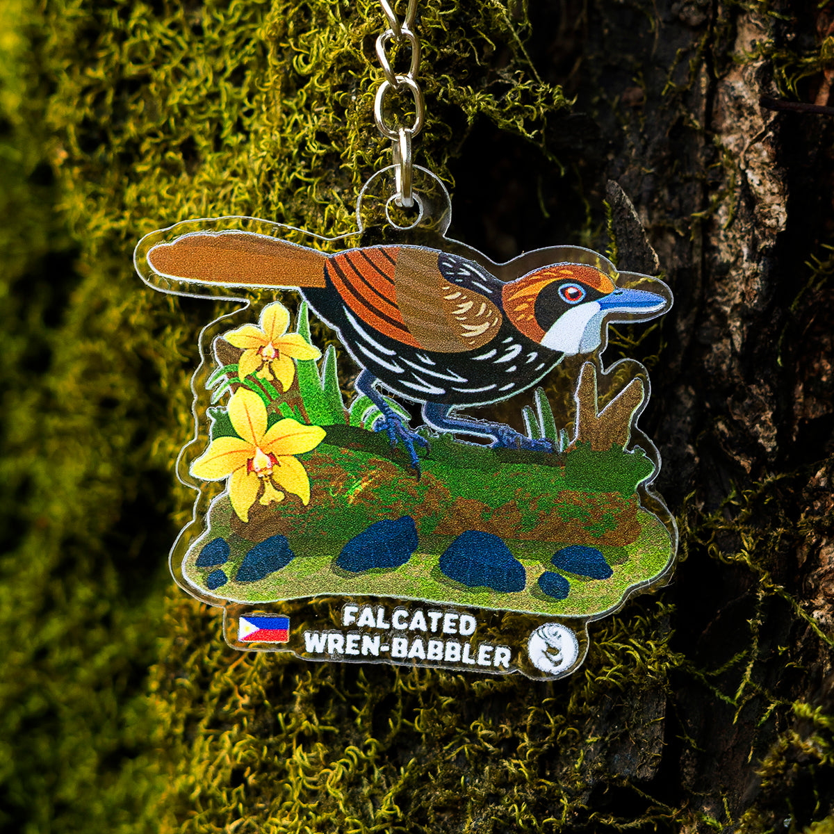 Endemic Birds of Palawan Keychains