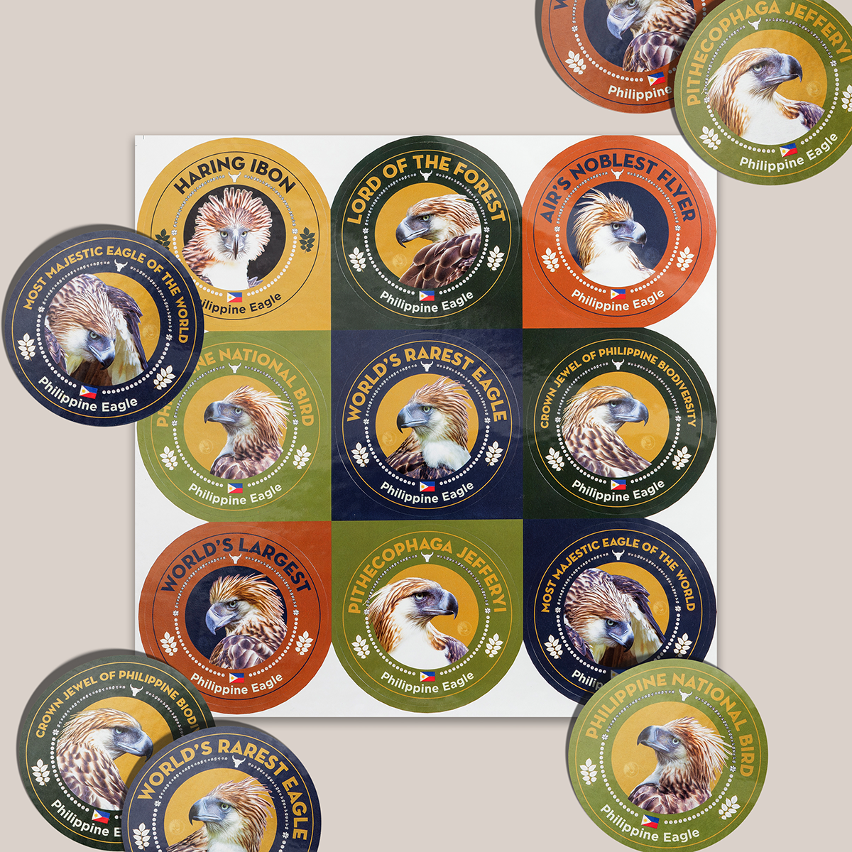Philippine Eagle Sticker Sheet