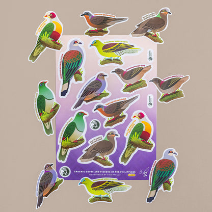 Birds of the Philippines Sticker Sheets
