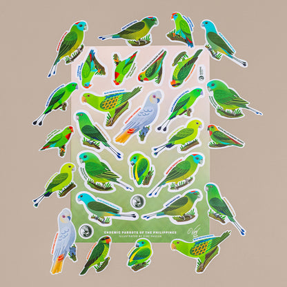 Birds of the Philippines Sticker Sheets