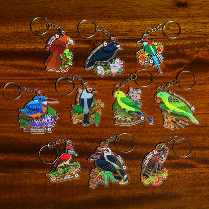Birds of Subic Bay Keychains