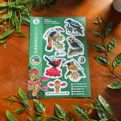 Birds of Negros Island Stickers 2-set