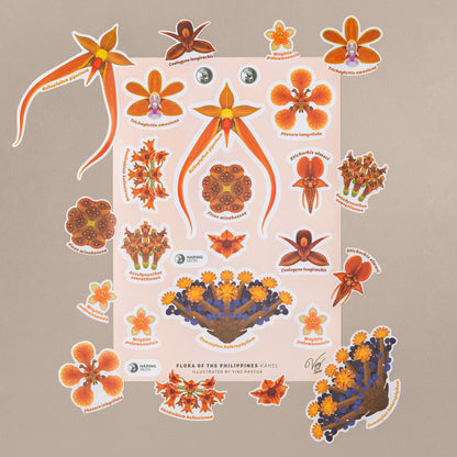 Flora of the Philippines Sticker Sheets