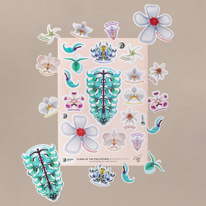Flora of the Philippines Sticker Sheets