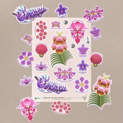 Flora of the Philippines Sticker Sheets