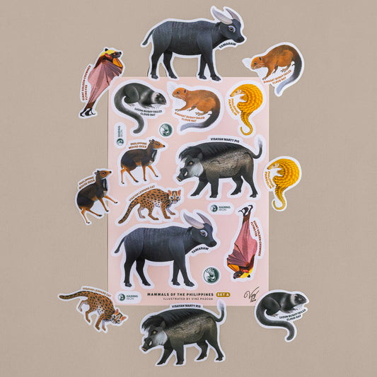 Mammals of the Philippines Sticker Sheets