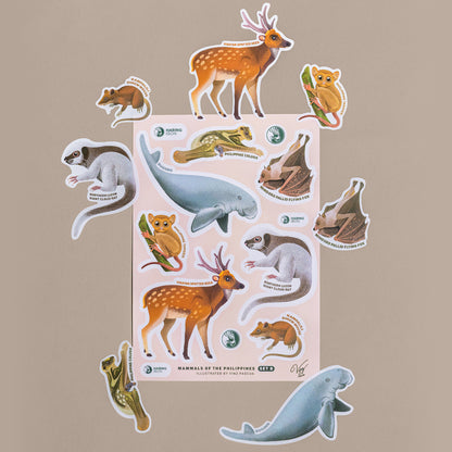 Mammals of the Philippines Sticker Sheets