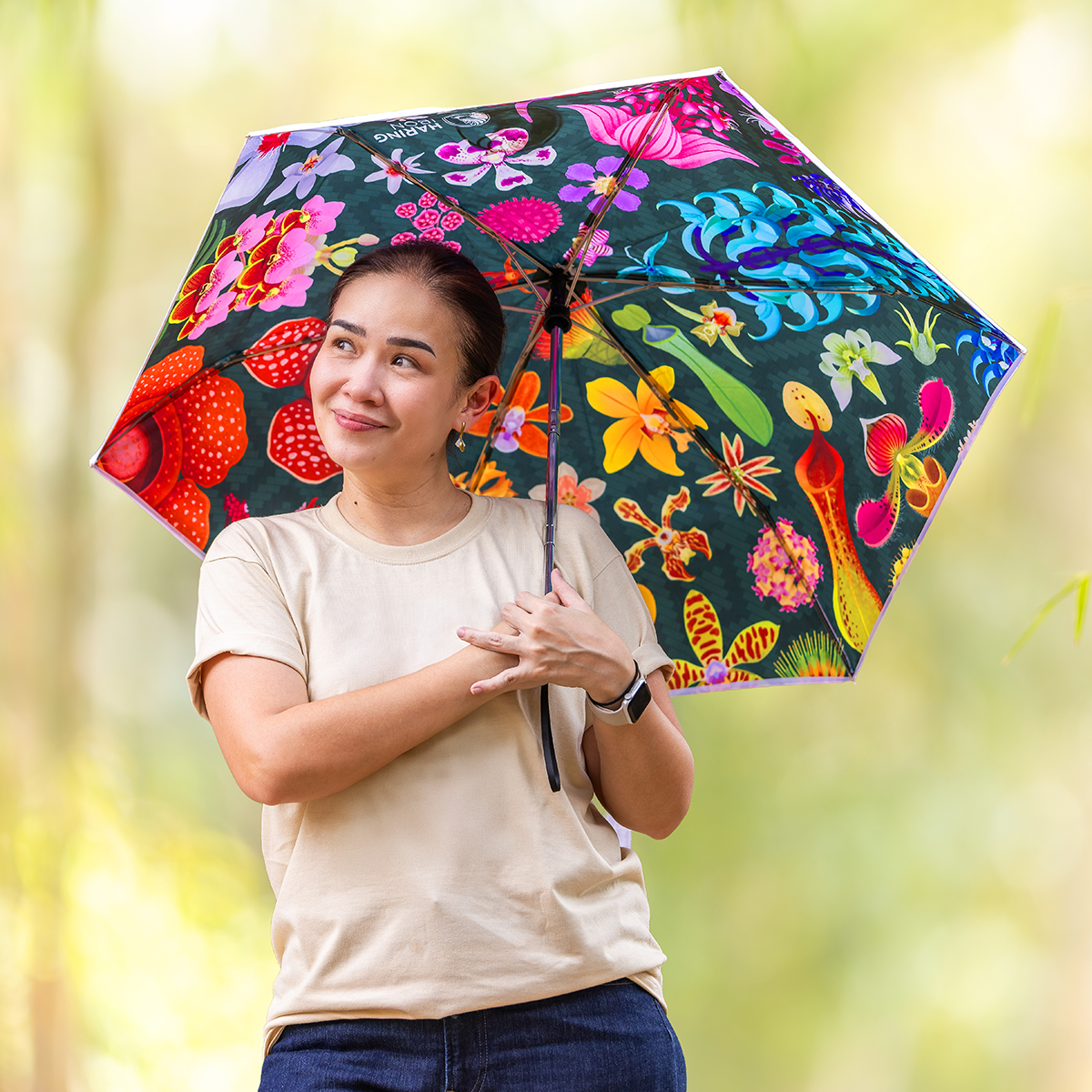 Haring Ibon Philippine Flora Umbrella