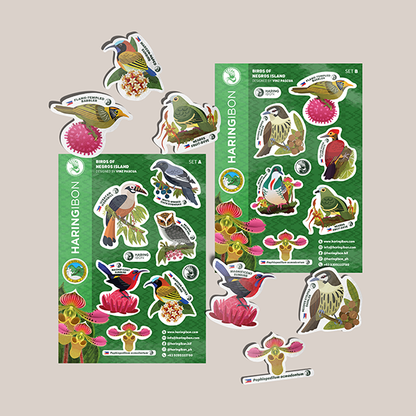 Birds of Negros Island Stickers 2-set