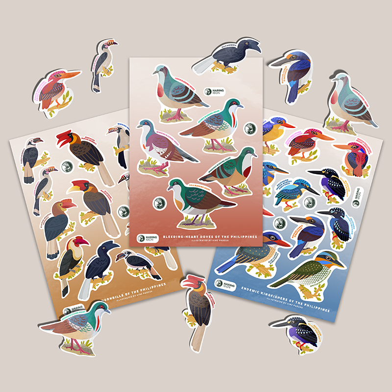 Haring Ibon Sticker Sheet 3-set