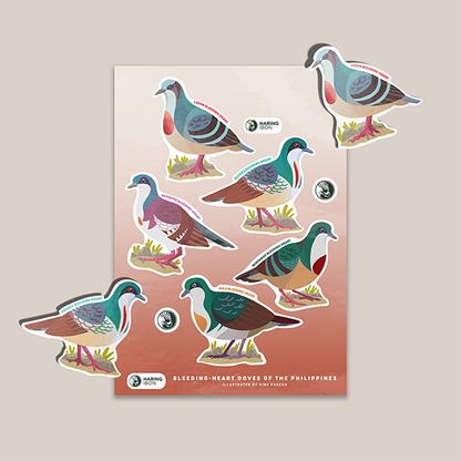 Haring Ibon Sticker Sheet 3-set
